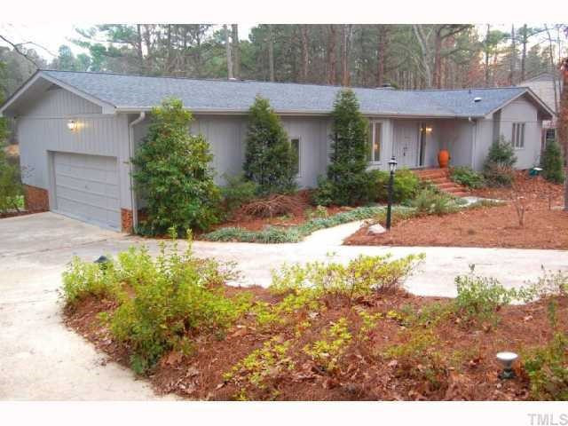 8925 Oneal Road Raleigh, NC 27613 - Photo 2 of 11 Lakefront Ranch with Full Basement And 2 Car Garage on 1.40 Ac.