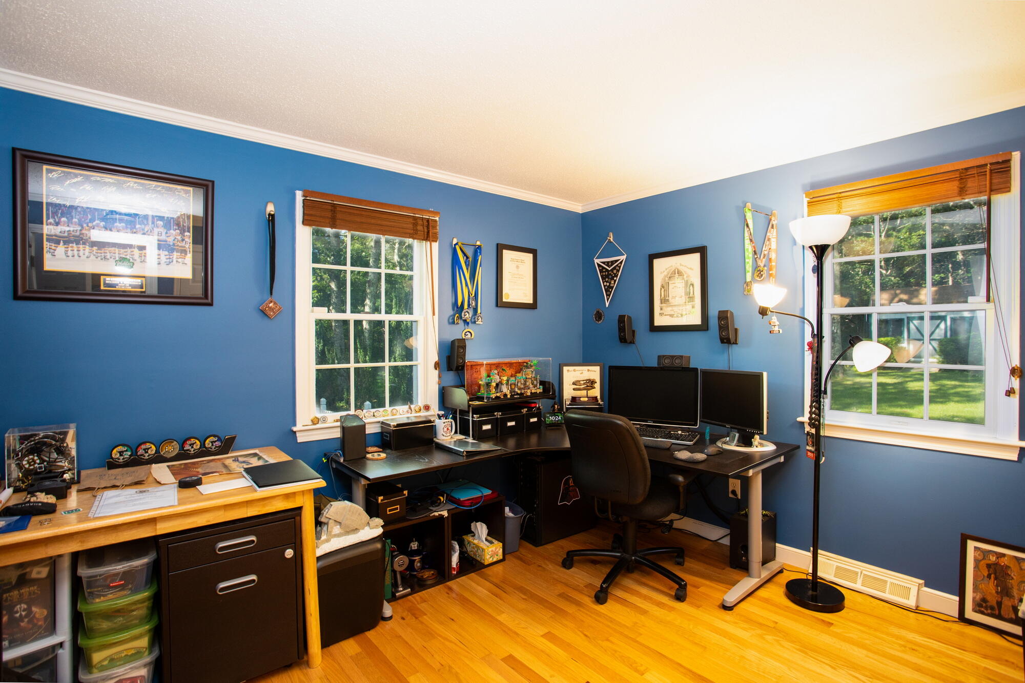 150 Old Mill Road Marstons Mills, MA 02648 - Photo 13 of 29 a view of a workspace with furniture and a window