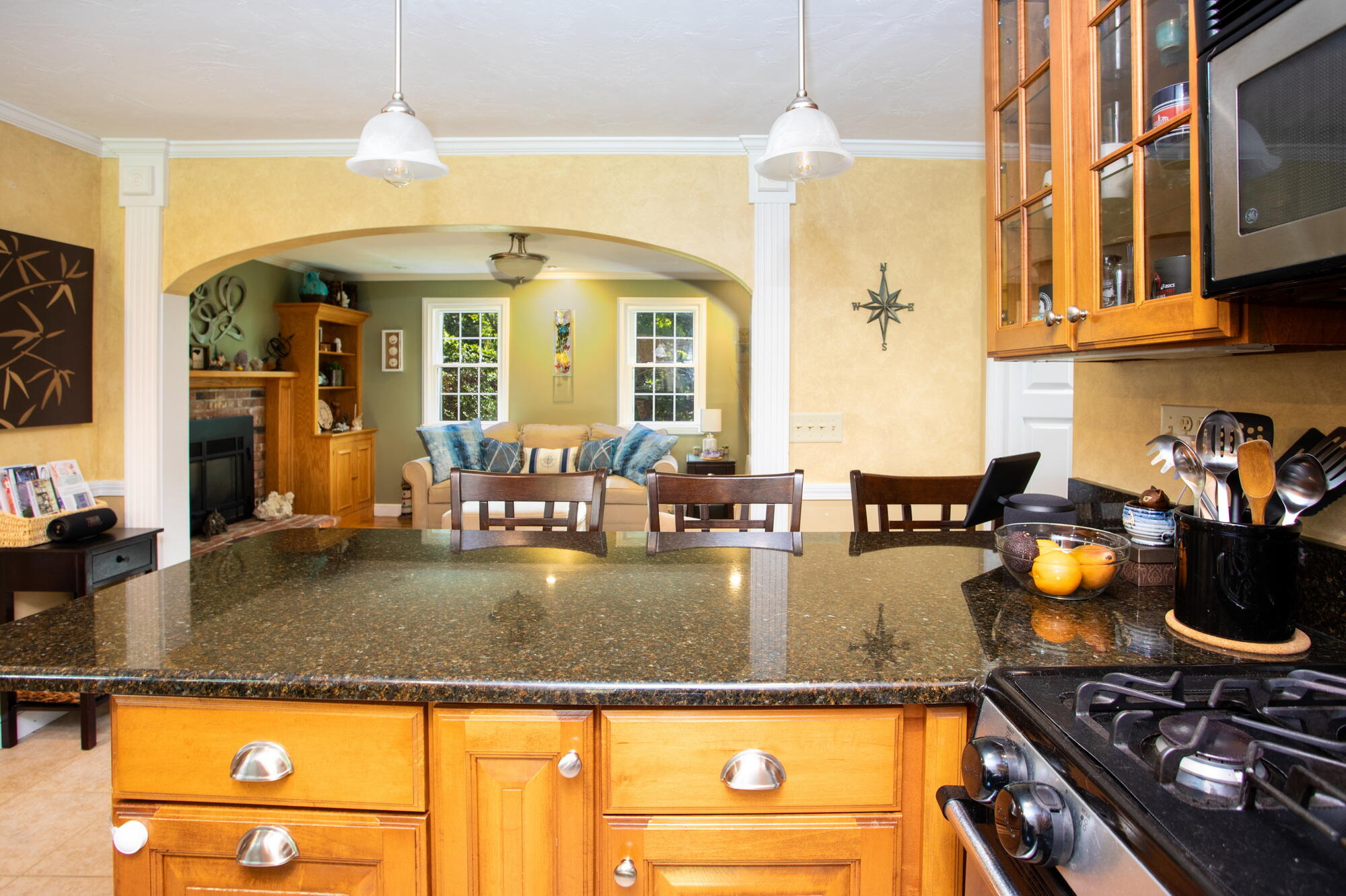 150 Old Mill Road Marstons Mills, MA 02648 - Photo 7 of 29 a view of a living room and kitchen