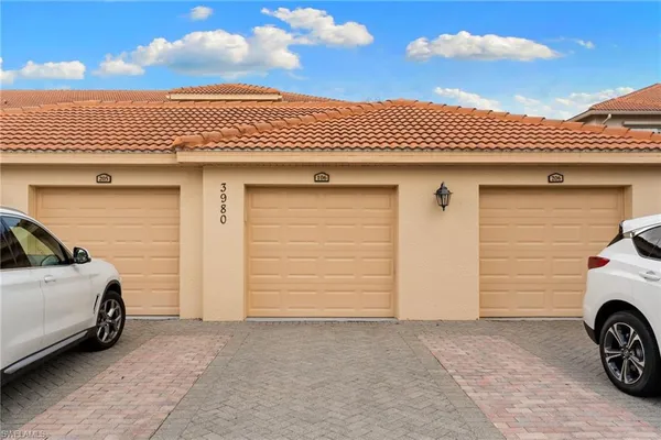 a view of a car garage