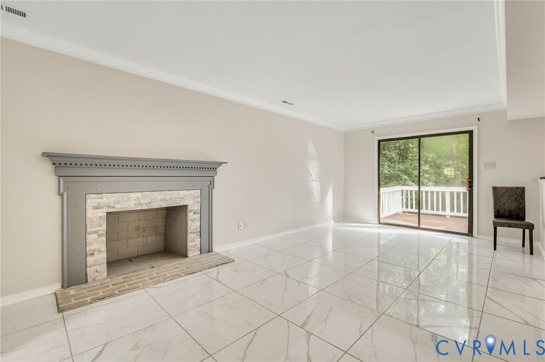 4820 Cedar Cliff Road Chester, VA 23831 - Photo 9 of 41 Spacious interior featuring a decorative fireplace