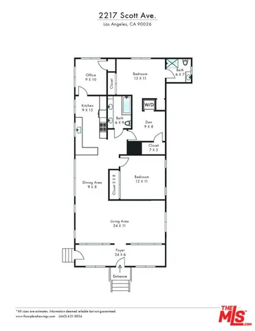 $6,350 | 2217 Scott Avenue, Los Angeles, CA 90026