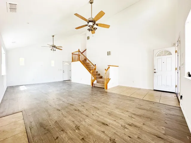 wooden floor in an empty room