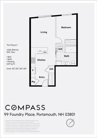 $555,000 | 99 Foundry Place, Unit 207, Portsmouth, NH 03801