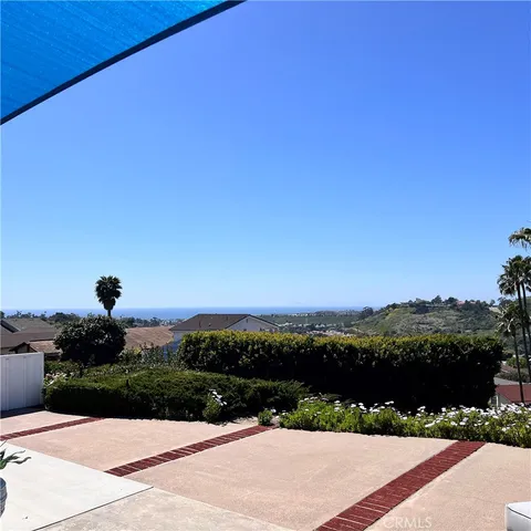 a view of a lake with a mountain in the background