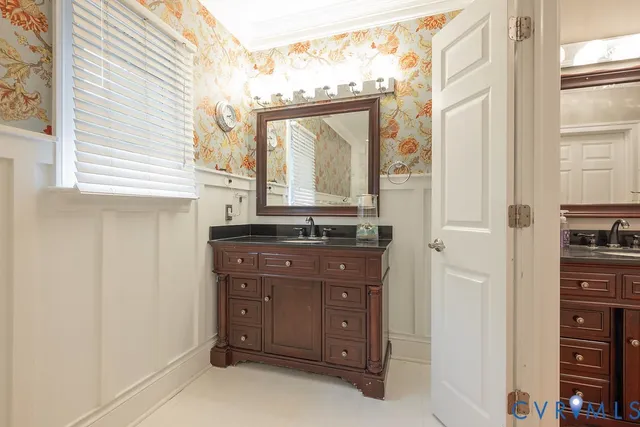 an outdoor space with seating