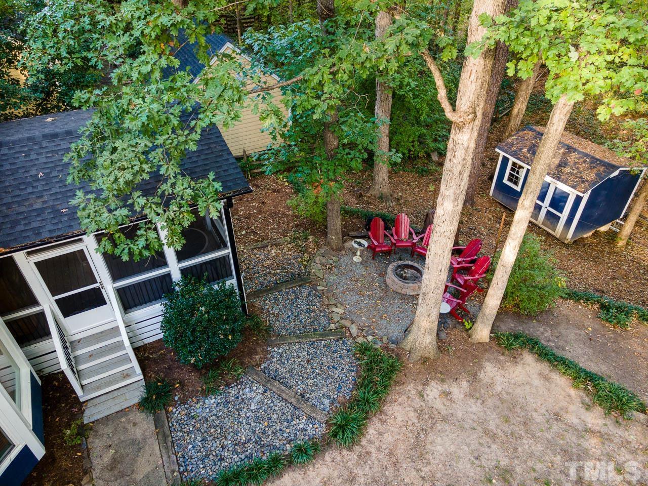 108 Donna Place Cary, NC 27513 - Photo 14 of 30 a view of outdoor space with garden and entertaining space