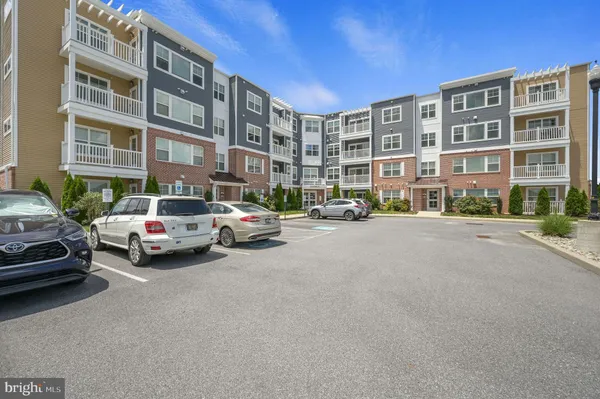 a car parked in front of a building