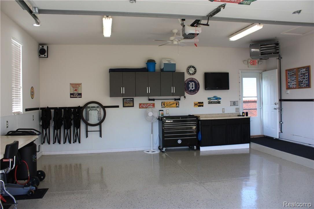 51550 Sass Road New Baltimore, MI 48047 - Photo 20 of 23 Commercial grade epoxy garage floor