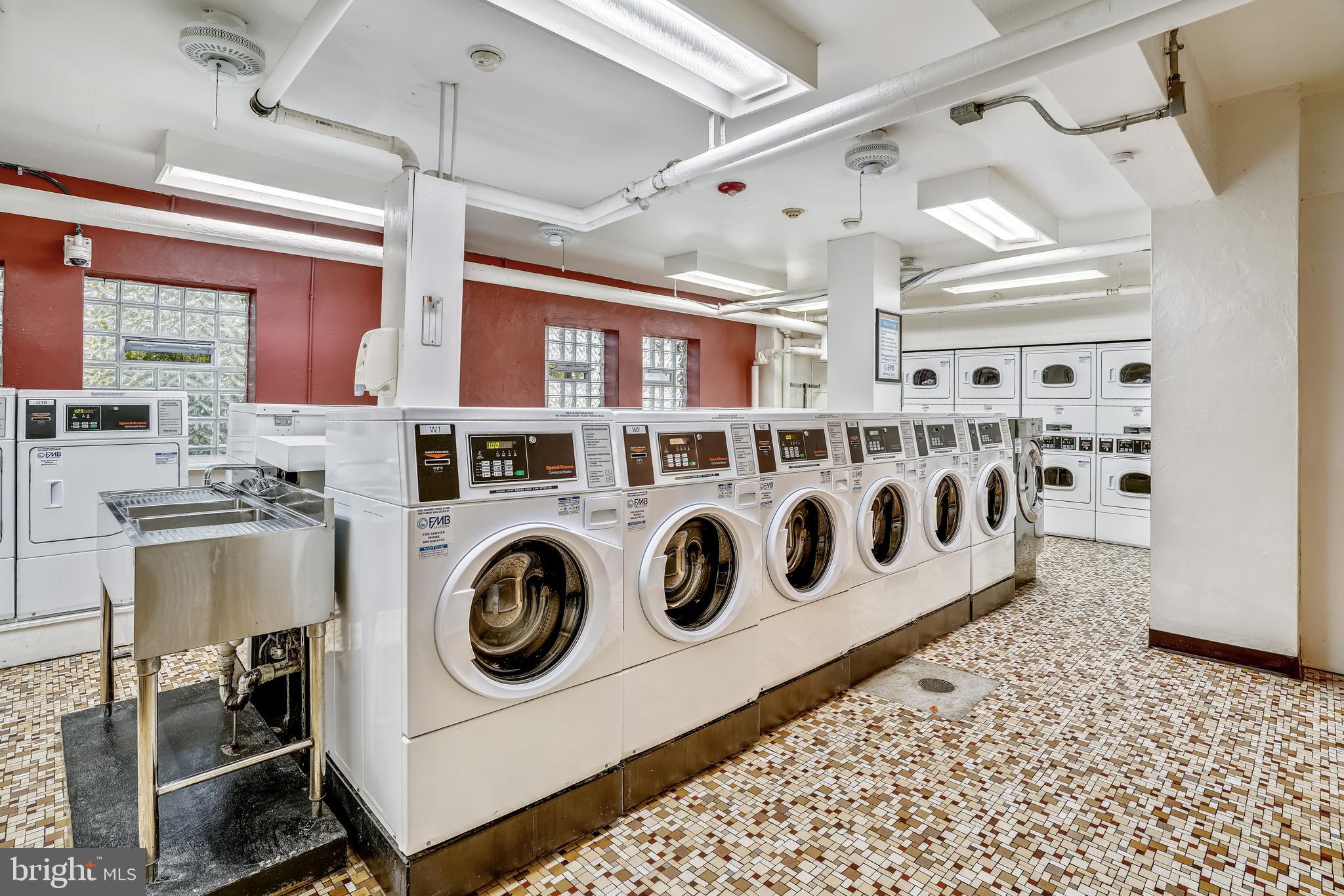 2500 Q Street Northwest, Unit 246 Washington, DC 20007 - Photo 16 of 26 Lots of laundry machines--ties to an app