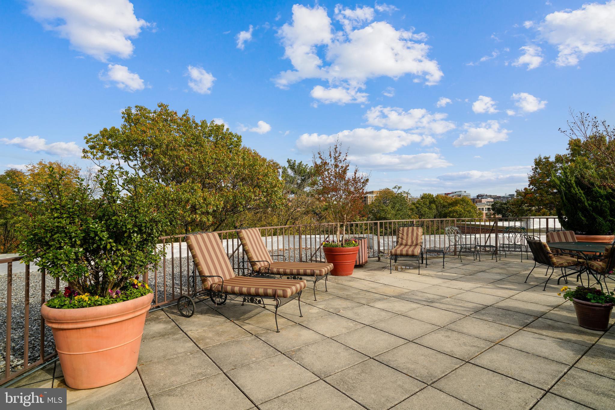 2500 Q Street Northwest, Unit 246 Washington, DC 20007 - Photo 22 of 26 Rooftop with lots of seating