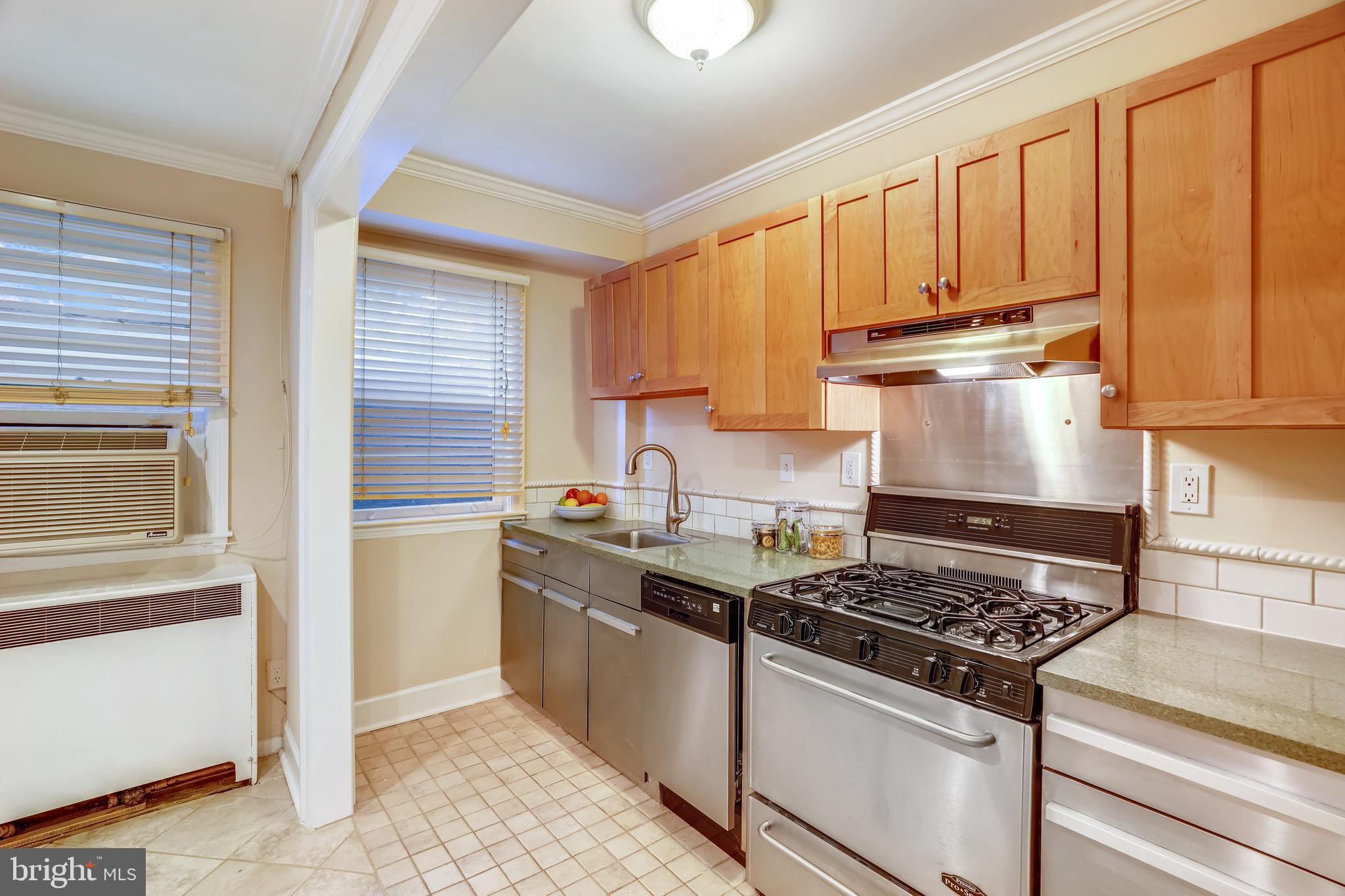 2500 Q Street Northwest, Unit 246 Washington, DC 20007 - Photo 6 of 26 Kitchen with room for cafe table/chairs