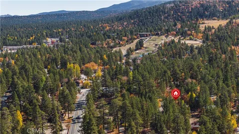 a view of lake with mountain