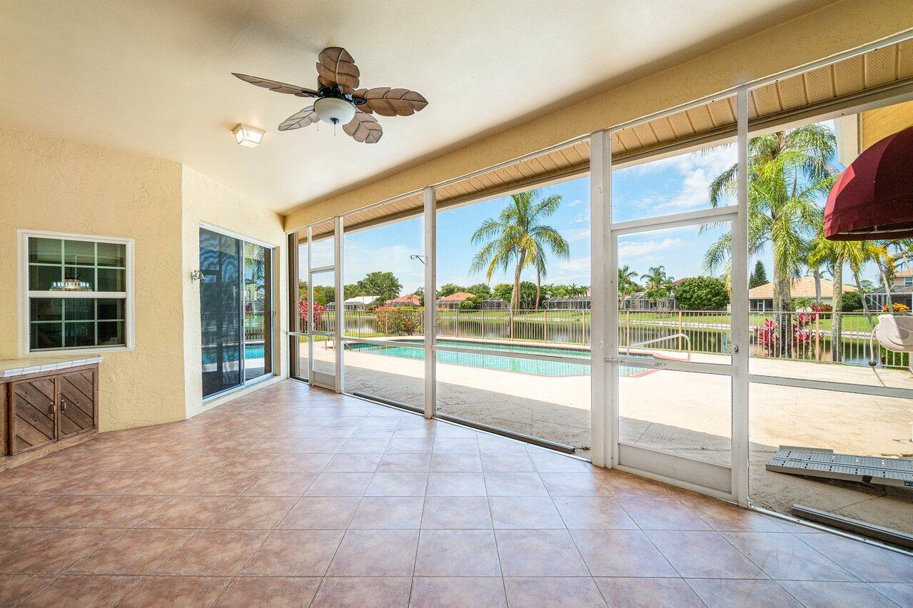 10792 Sea Cliff Circle Boca Raton, FL 33498 - Photo 28 of 44 Screened Patio