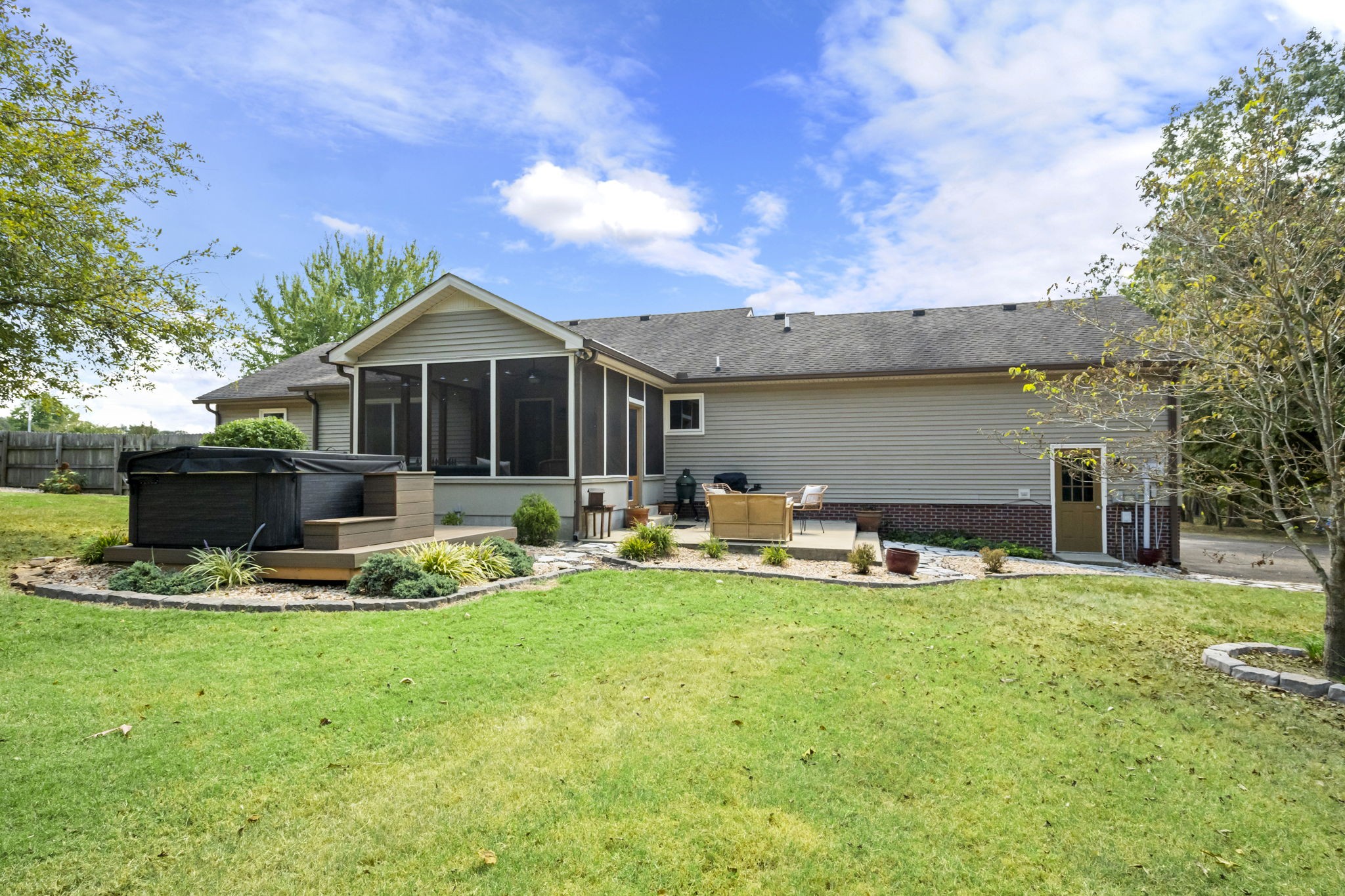 4926 Mt Zion Road Springfield, TN 37172 - Photo 38 of 48 a view of a house with backyard sitting area and garden