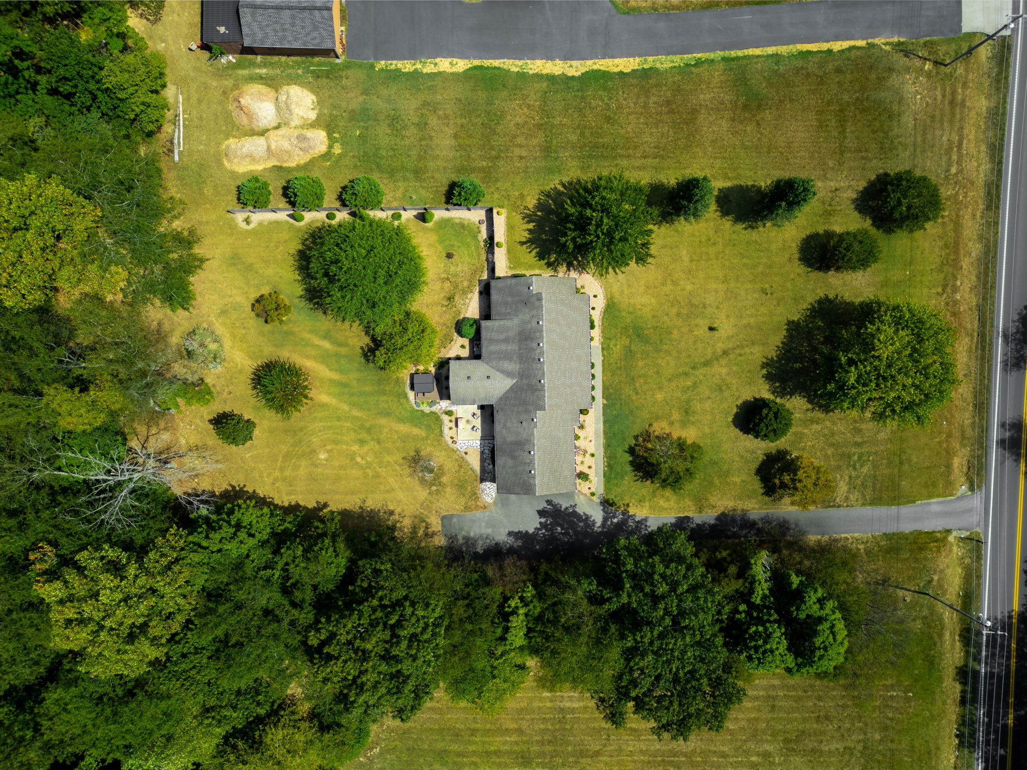 4926 Mt Zion Road Springfield, TN 37172 - Photo 47 of 48 an aerial view of residential houses with swimming pool