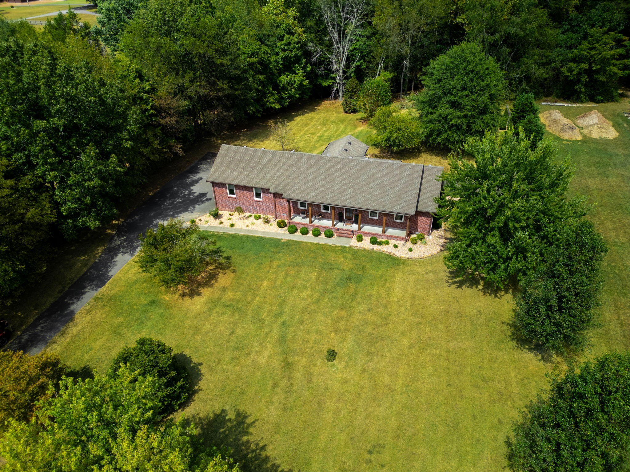 4926 Mt Zion Road Springfield, TN 37172 - Photo 48 of 48 an aerial view of house with yard swimming pool and outdoor seating
