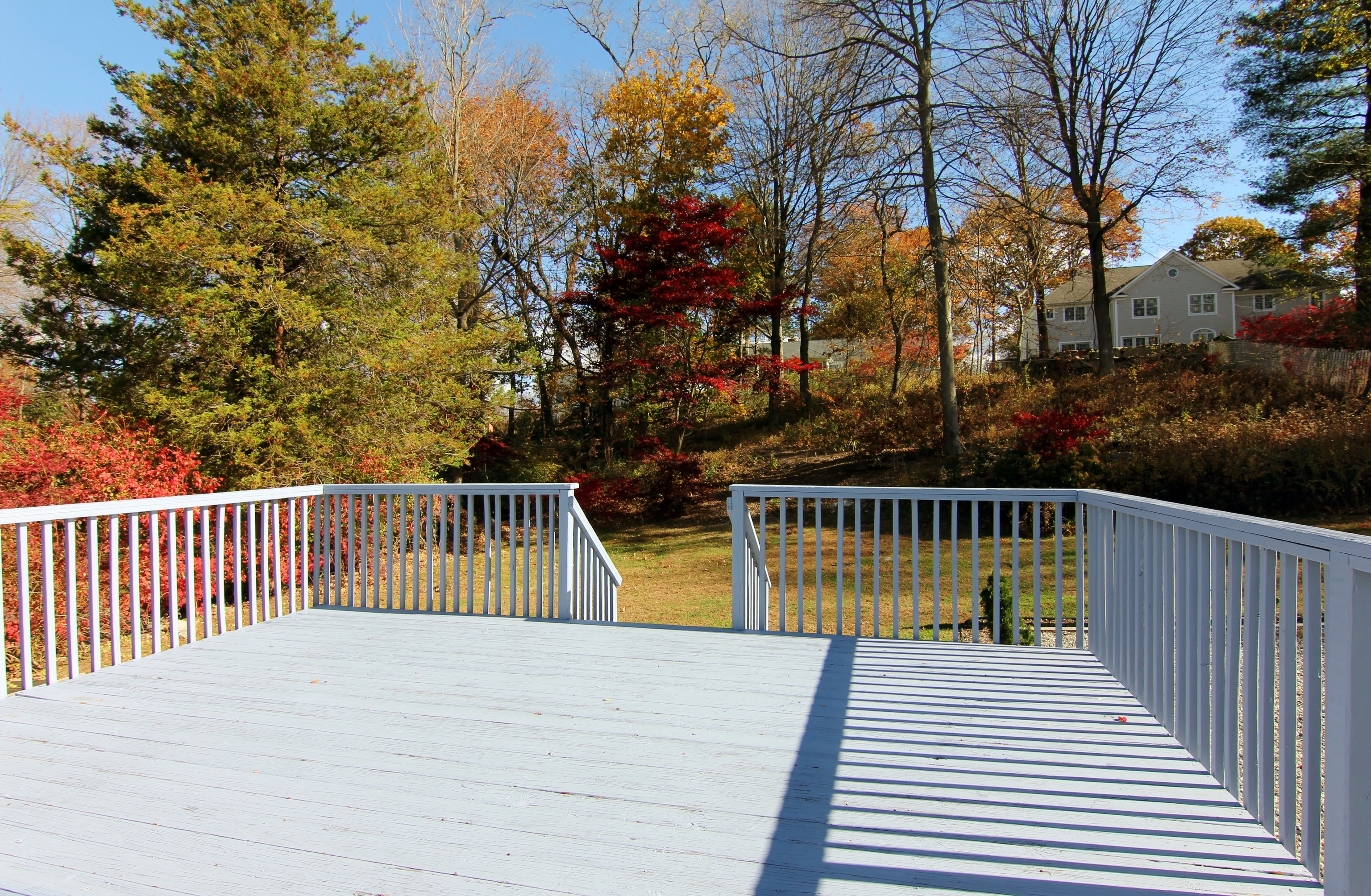 663 High Ridge Road Stamford, CT 06905 - Photo 21 of 27 a view of balcony with wooden floor and fence