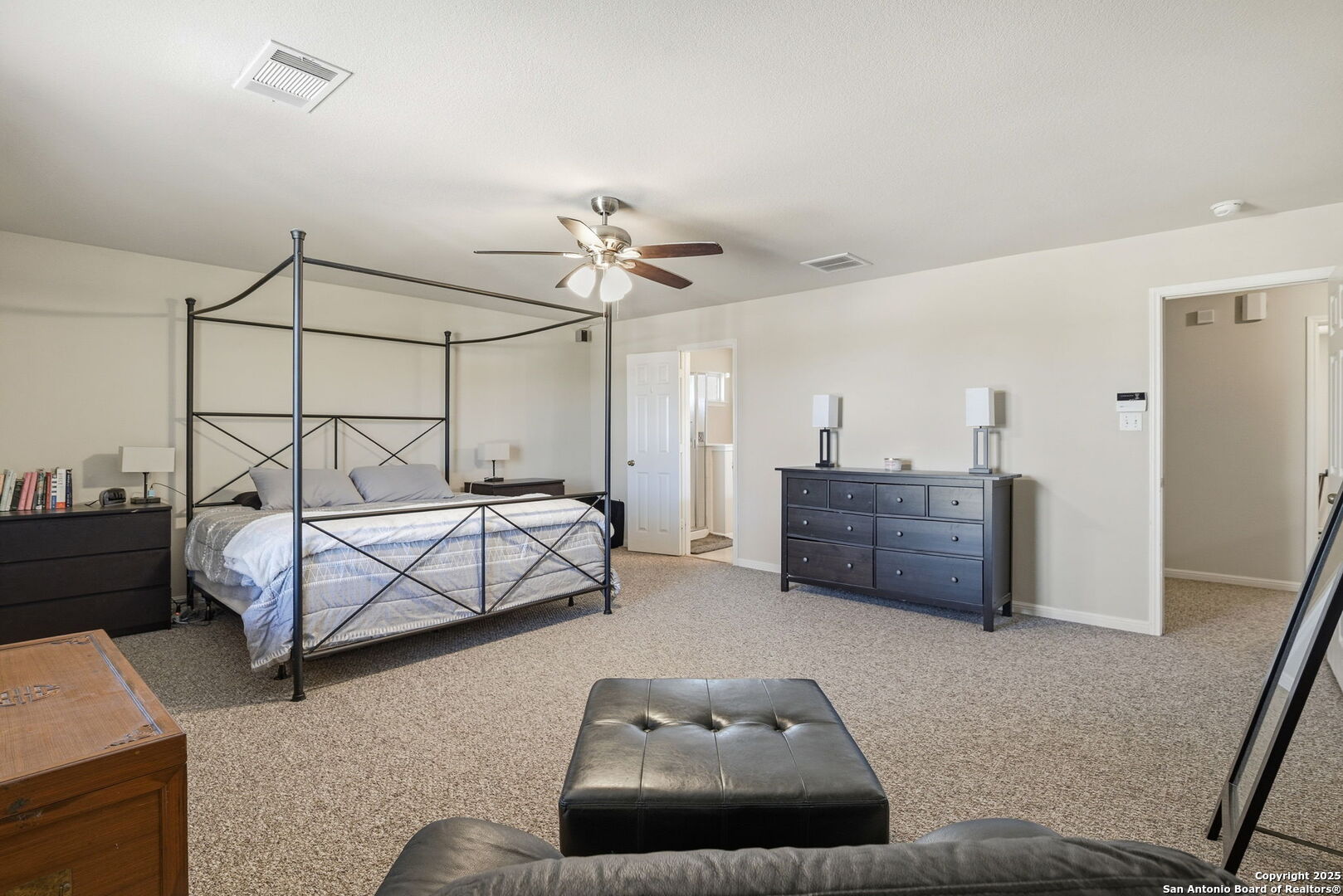 133 Falling Sun Cibolo, TX 78108 - Photo 12 of 27 a bedroom with furniture and window