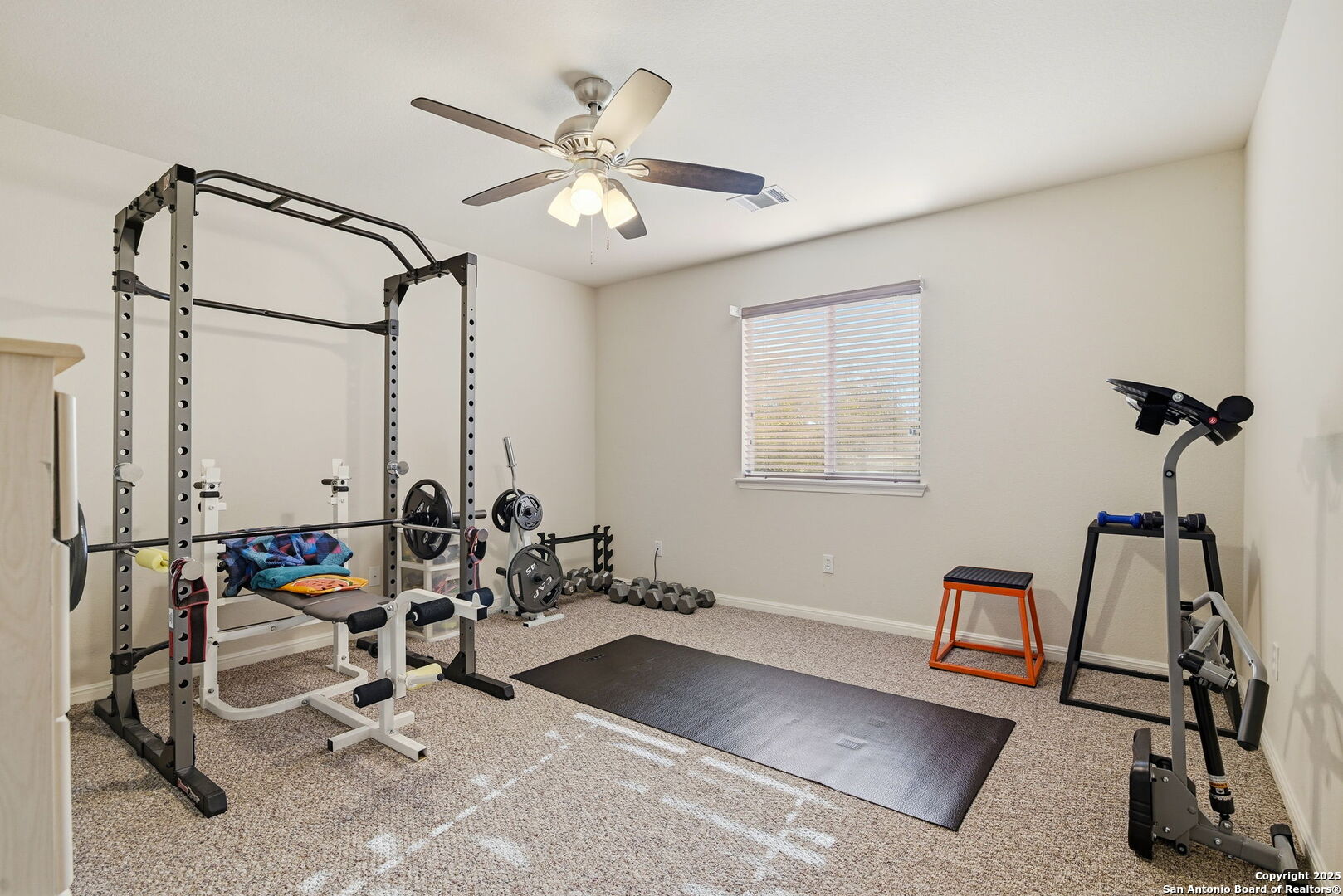 133 Falling Sun Cibolo, TX 78108 - Photo 20 of 28 a view of a room with gym equipment
