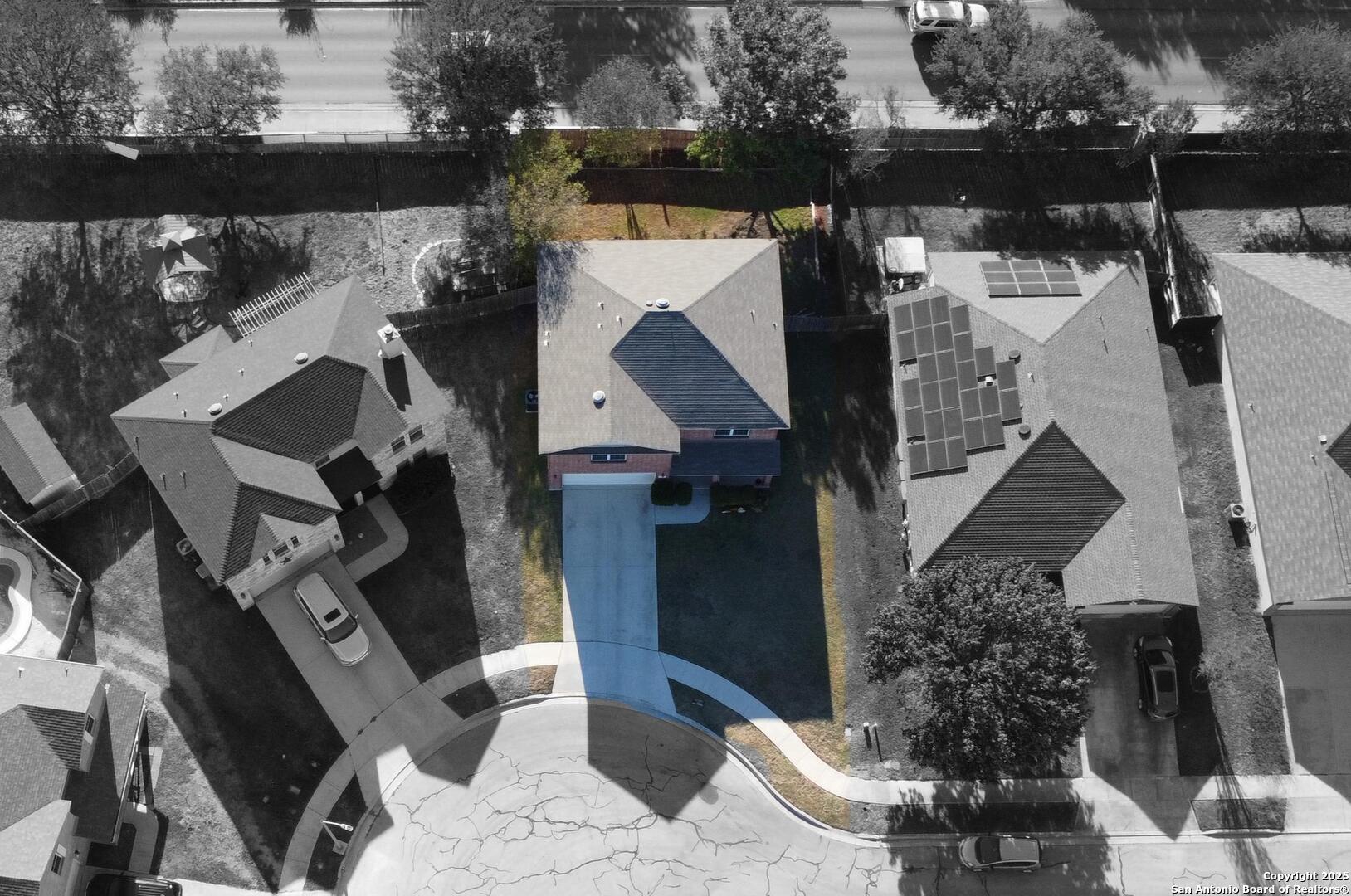 133 Falling Sun Cibolo, TX 78108 - Photo 27 of 27 an aerial view of a house with a yard