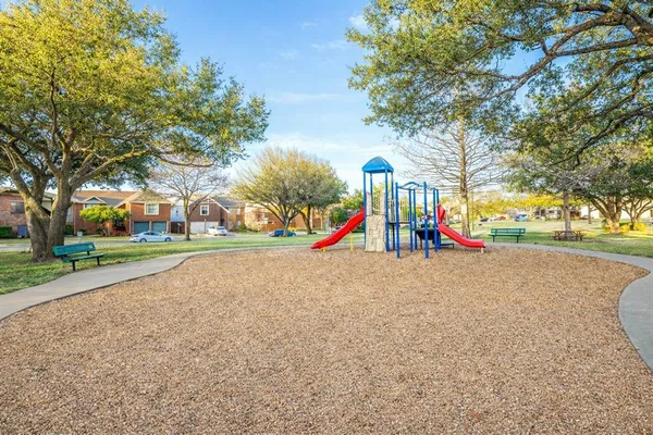 a view of outdoor space with garden and entertaining space