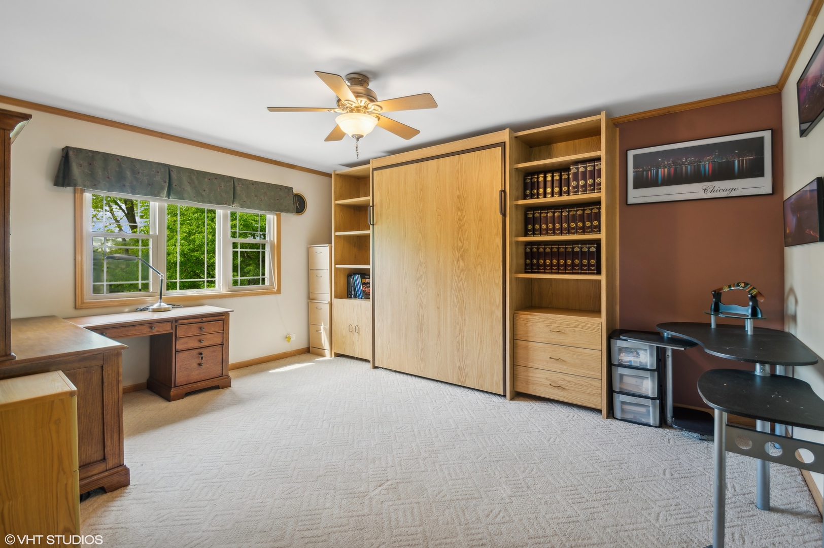 7962 Beckwith Road Morton Grove, IL 60053 - Photo 14 of 30 a view of workspace with furniture and window