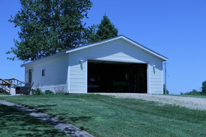 3354 Goeke Road Pecatonica, IL 61063 - Photo 2 of 7 a front view of a house with a yard