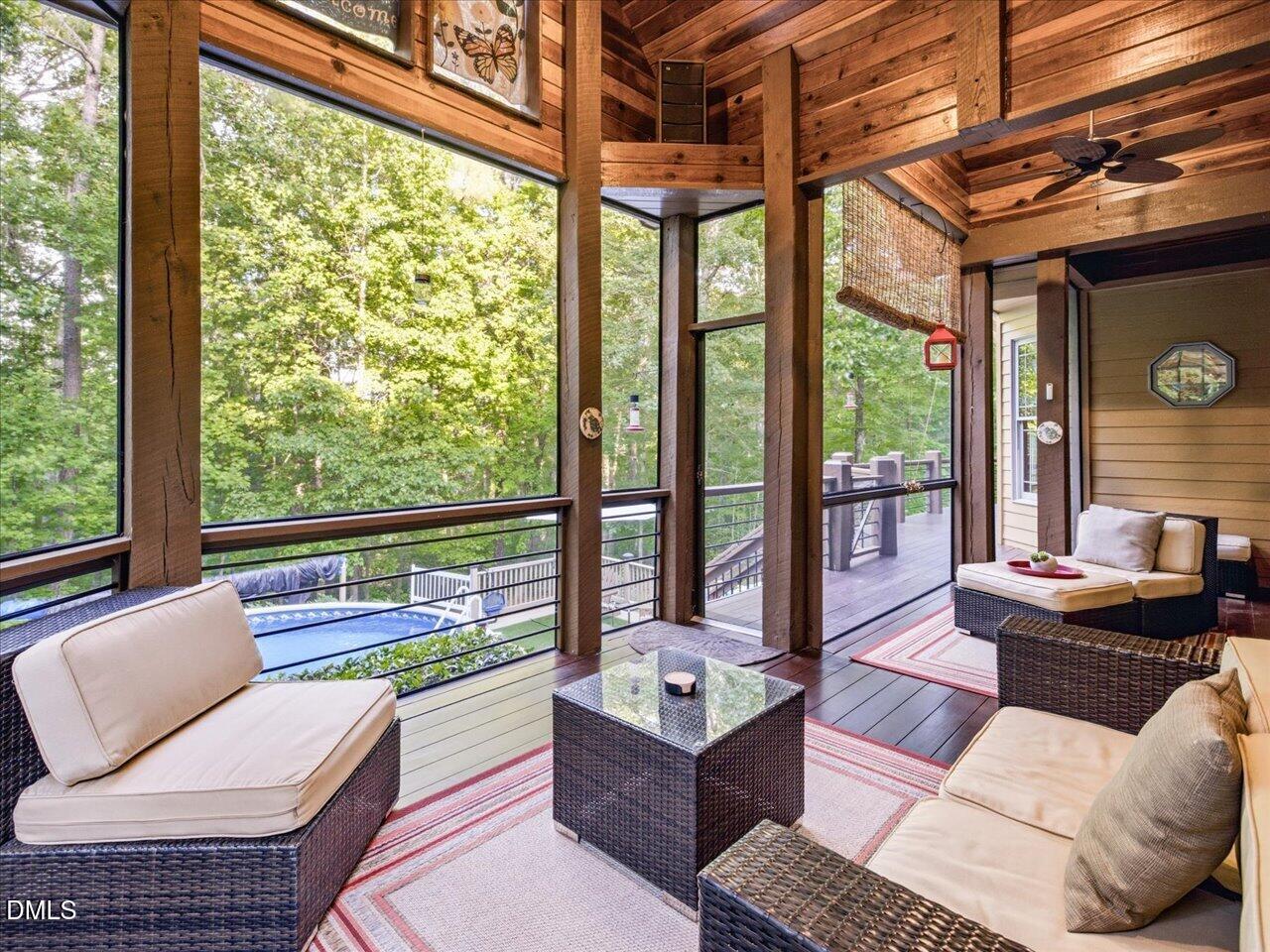 275 Mill Stone Road Moncure, NC 27559 - Photo 15 of 91 Screened Porch