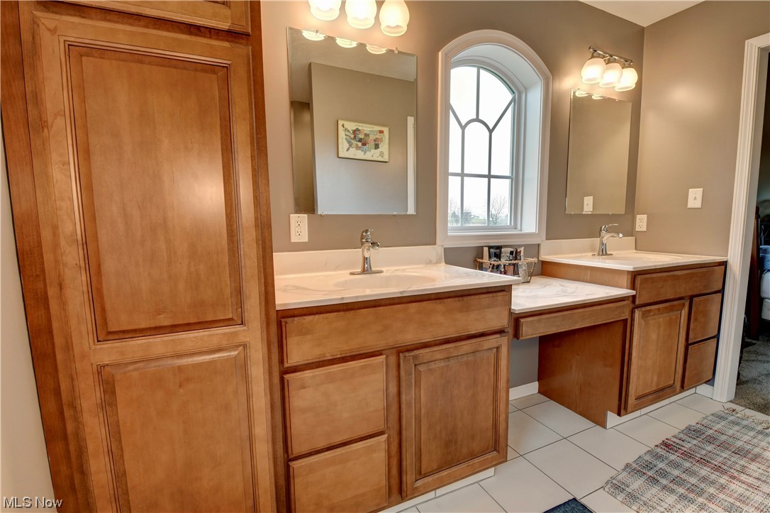 4301 Murray Road Dover, OH 44622 - Photo 17 of 49 Bathroom featuring tile flooring and double sink vanity