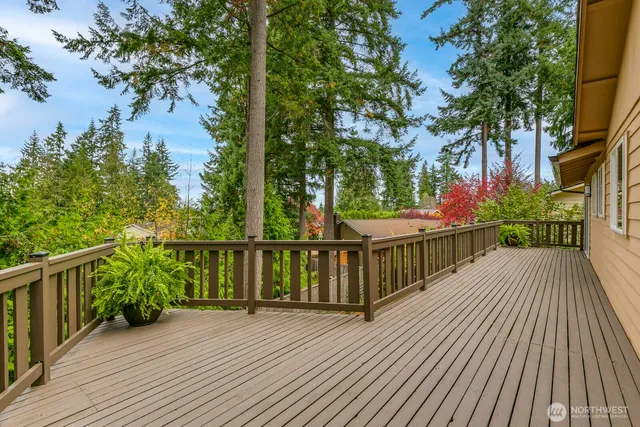 a bedroom with a bed and a view of bathroom