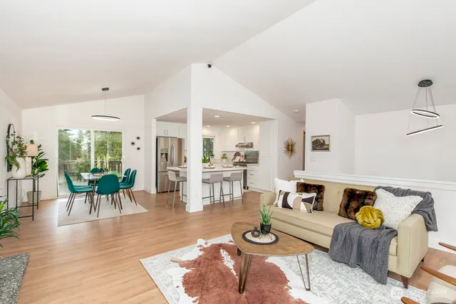 a view of balcony with deck