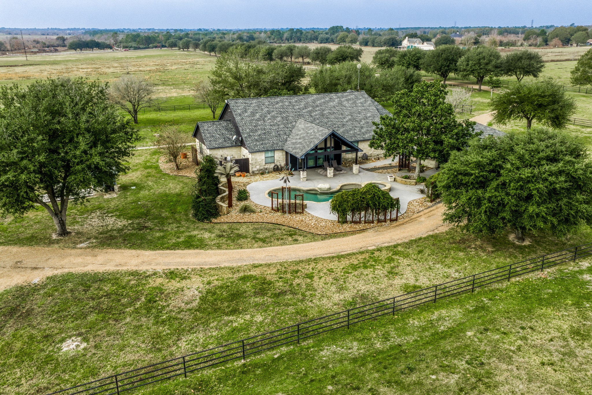 16450 Mathis Road Hockley, TX 77447 - Photo 15 of 39 a view of a lake with houses