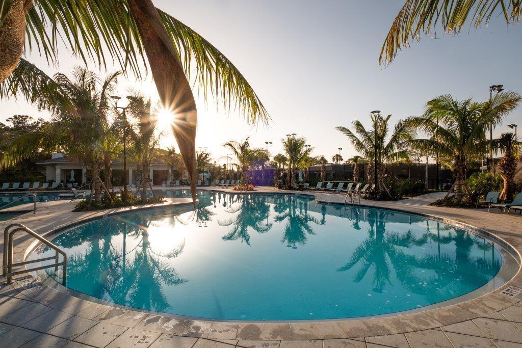 5610 Southeast Foxcross Place Stuart, FL 34997 - Photo 35 of 39 a view of a swimming pool with a lake view