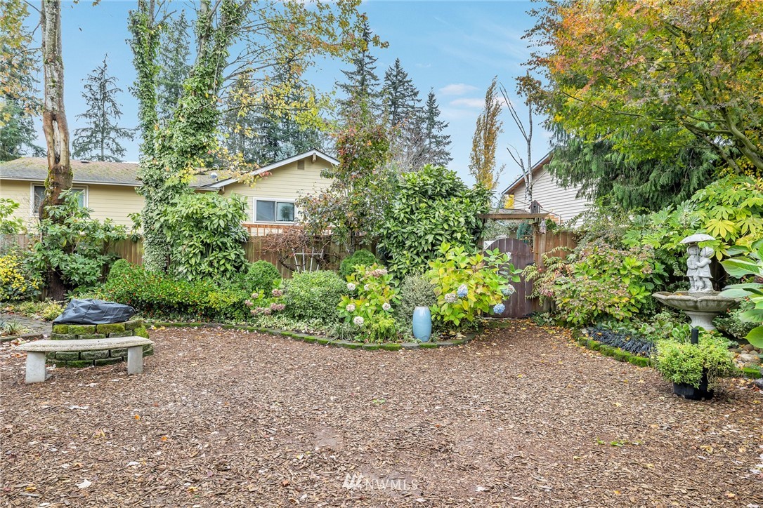 2603 177th Street Southeast Bothell, WA 98012 - Photo 22 of 25 a view of a garden with a patio