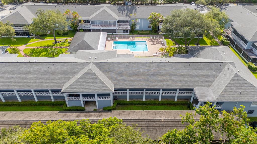 7556 Stirling Road, Unit 222 Hollywood, FL 33024 - Photo 3 of 48 an aerial view of a house with a garden