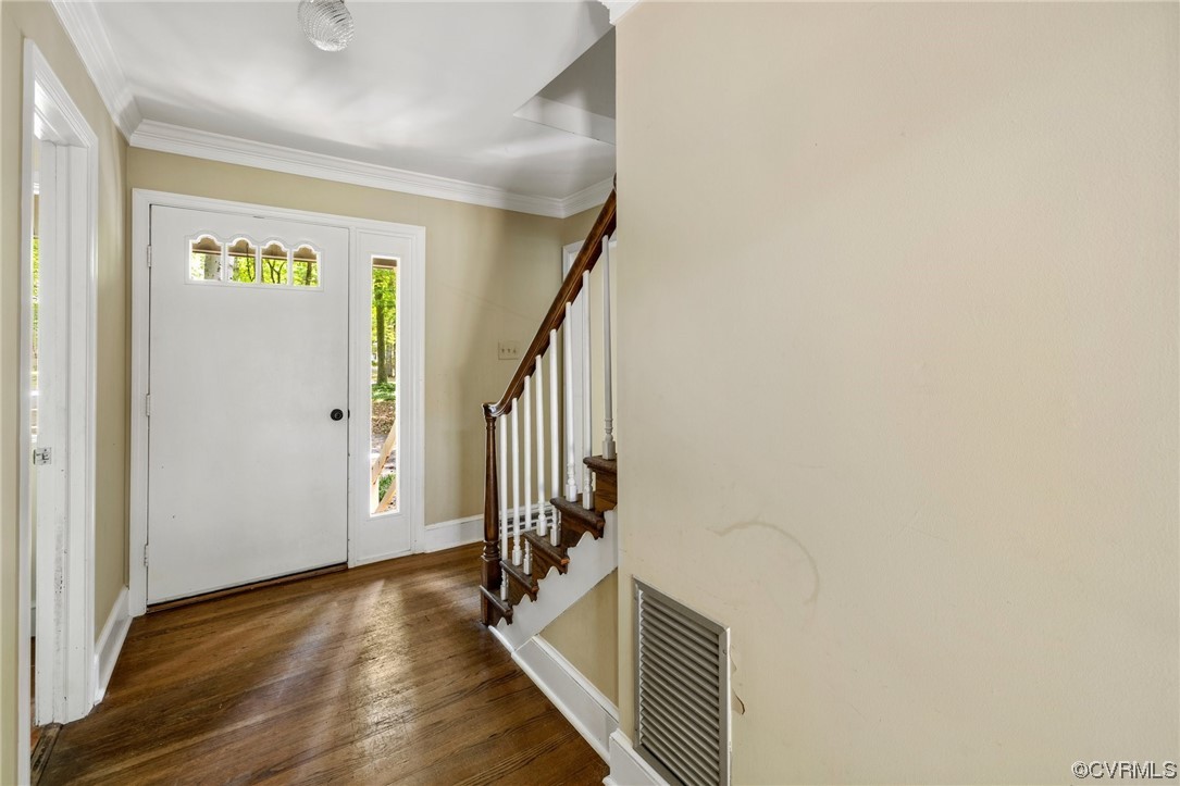 3828 Timber Ridge Road Midlothian, VA 23112 - Photo 3 of 34 a view of entryway with wooden floor