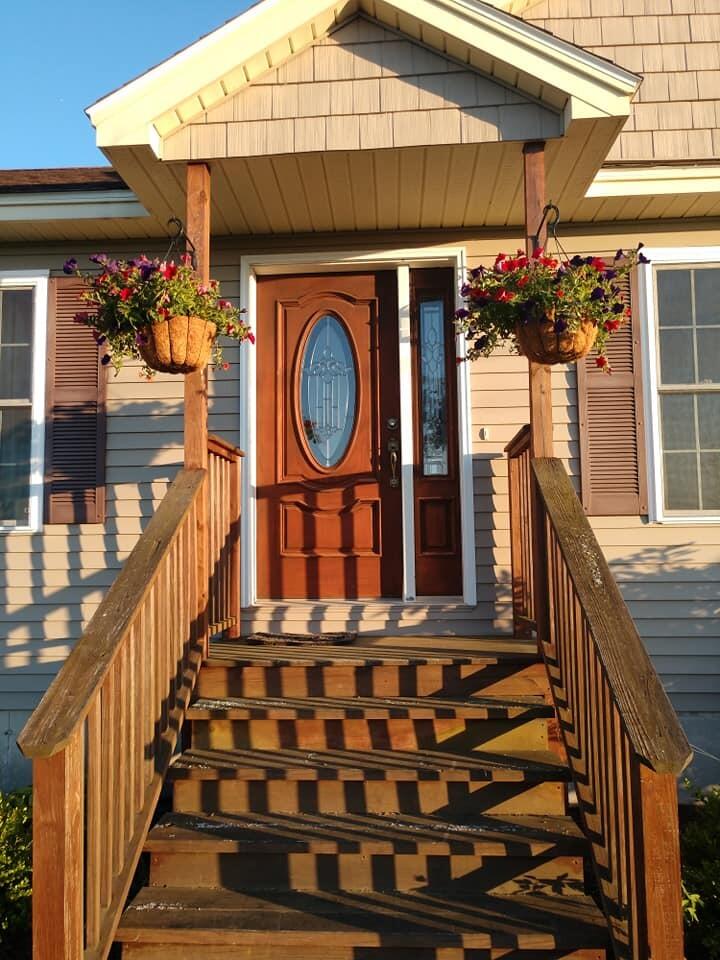 199 Stone Road Vassalboro, ME 04989 - Photo 45 of 58 summer front door view