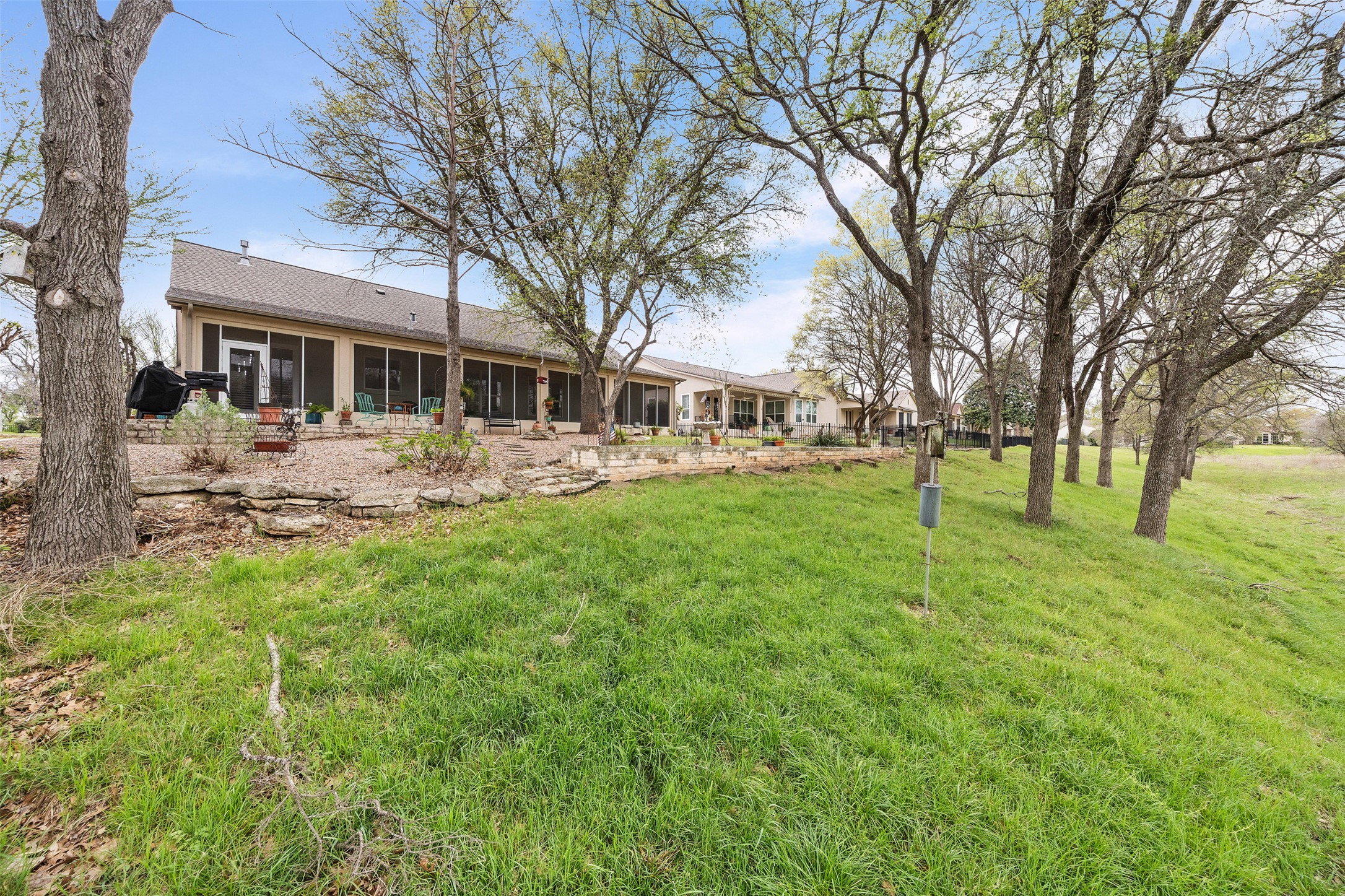 144 Stetson Trail Georgetown, TX 78633 - Photo 35 of 39 View of green lawn in backyard