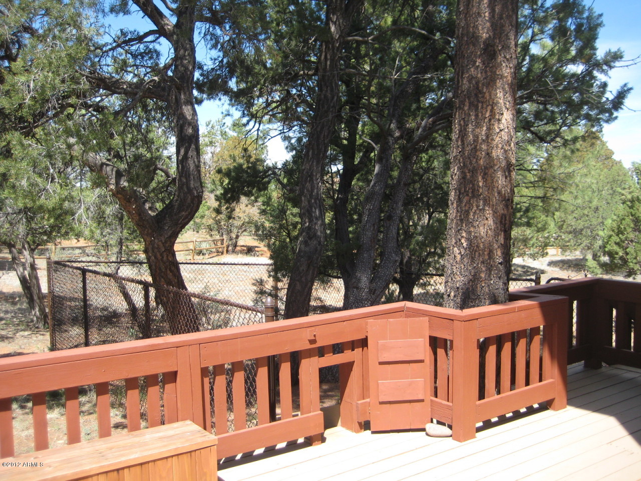 2241 Yellow Jacket County Road Overgaard, AZ 85933 - Photo 10 of 11 Back Deck