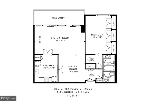 $250,000 | 250 South Reynolds Street, Unit 206, Alexandria, VA 22304