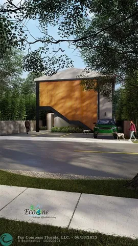 a view of swimming pool with a yard and large tree