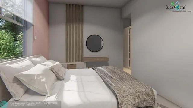 a kitchen with stainless steel appliances kitchen island granite countertop a dining table and chairs