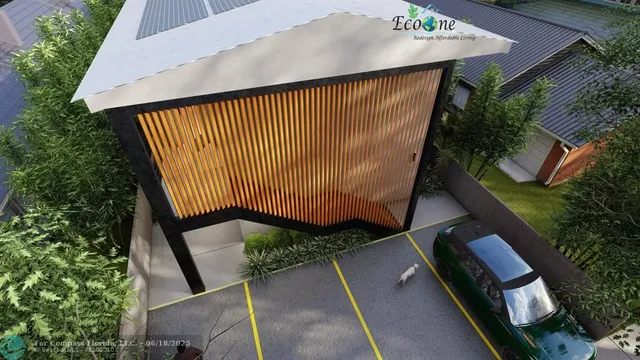 an outdoor view of garden with deck having patio