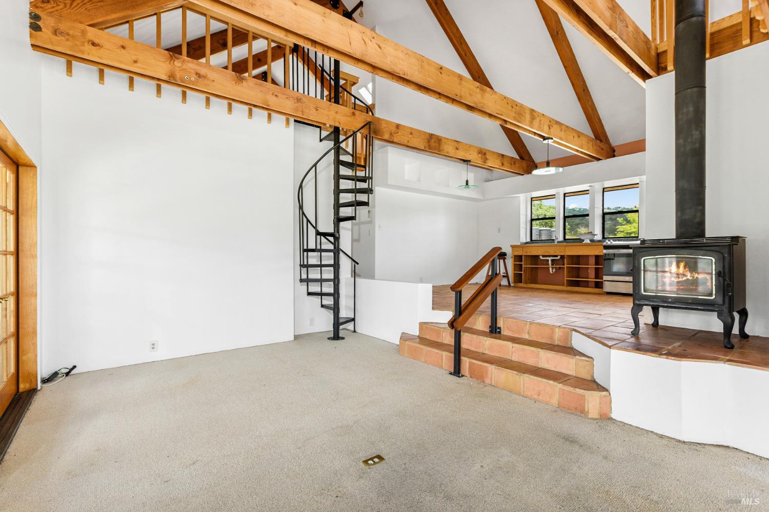 4610 Feliz Creek Road Hopland, CA 95449 - Photo 26 of 44 a view of an indoor staircase