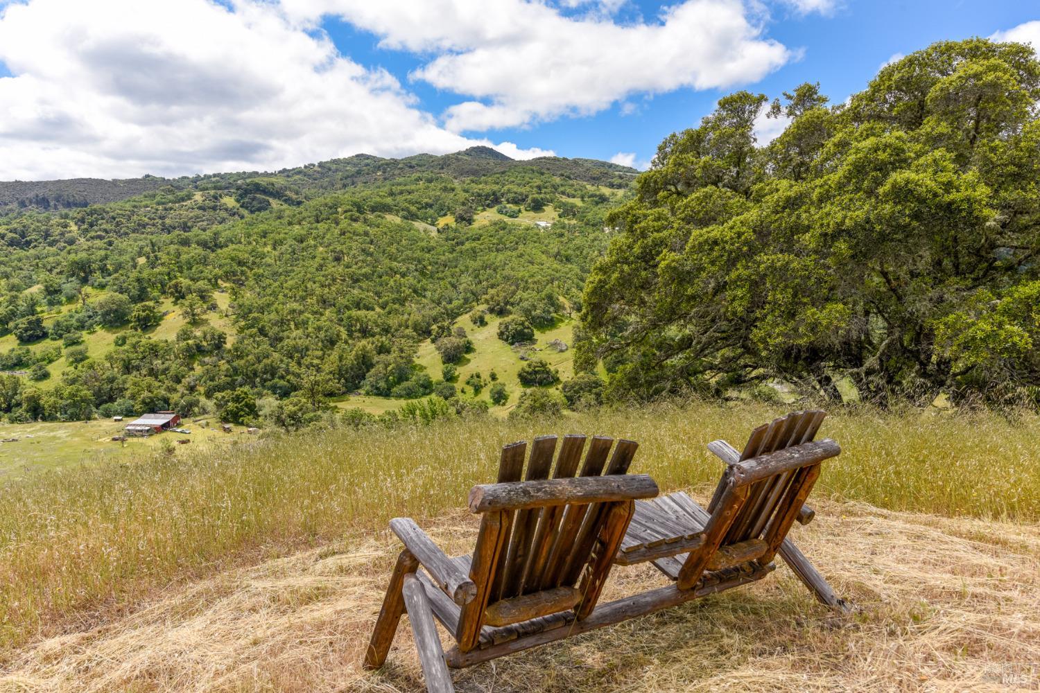 4610 Feliz Creek Road Hopland, CA 95449 - Photo 10 of 44 a view of a lake with furniture