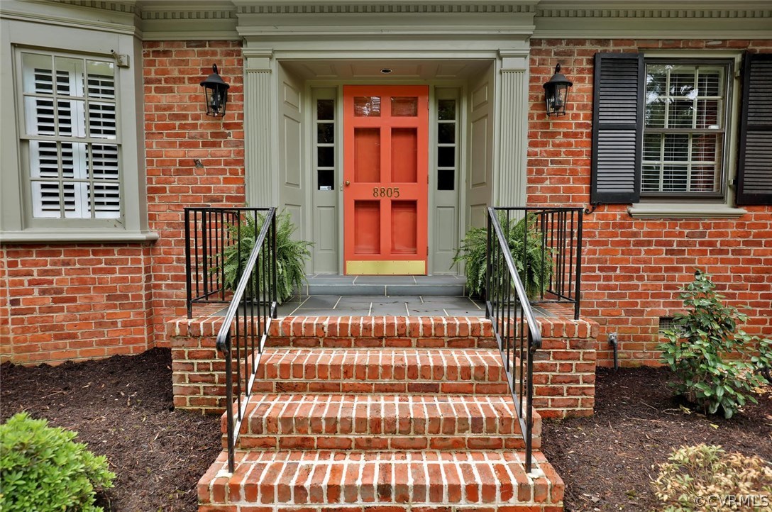 8805 Sierra Road Henrico, VA 23229 - Photo 1 of 36 What a beautiful entrance. The porch is Blue Ston