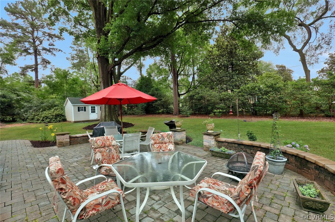 8805 Sierra Road Henrico, VA 23229 - Photo 34 of 36 Entertain in style on your beautiful stone patio.