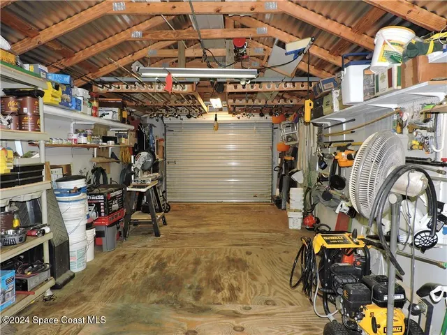 a view of a storage room with a lot of stuff