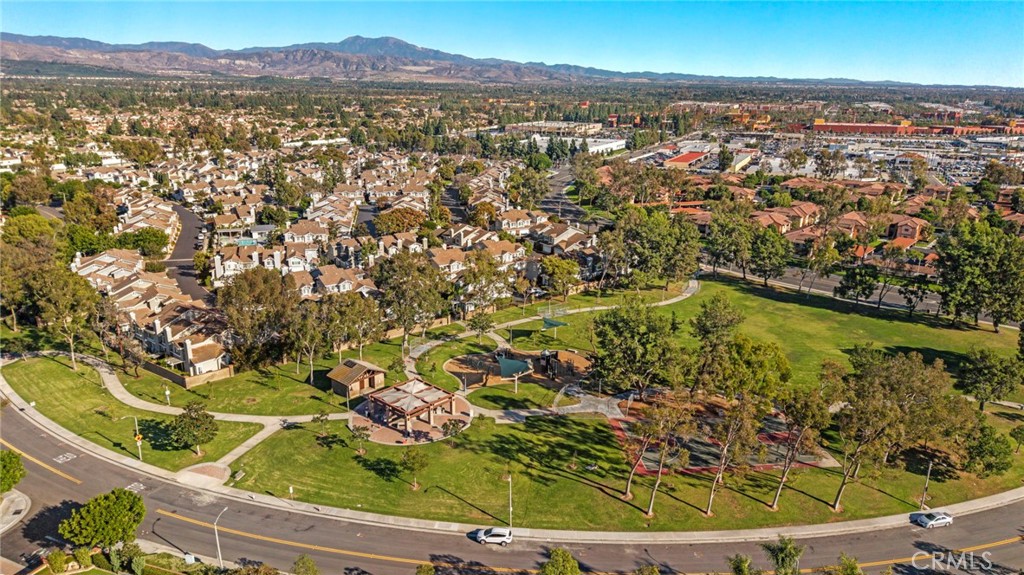 13615 Almond Street Tustin, CA 92782 - Photo 39 of 54 an aerial view of residential houses with outdoor space
